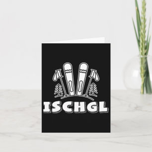 Ischgl Skiers Wintersportski Snowboarden Au Karte