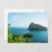 Ischia, Castello Aragonese - Postkarte (Vorne/Hinten)