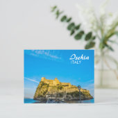 Ischia, Castello Aragonese - Postkarte (Stehend Vorderseite)