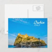 Ischia, Castello Aragonese - Postkarte (Vorne/Hinten)