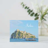 Ischia, Castello Aragonese - Postkarte (Stehend Vorderseite)