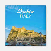 Ischia Castello Aragonese Souvenir Magnet (Vorne)