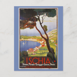 Ischia Insel Italien Sommer Reise Werbung Postkarte