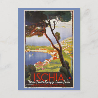 Ischia Insel Italien - Sommerreise und Sommerurlau Postkarte