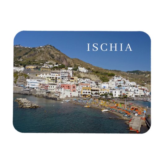 Ischia Island Sant'Angelo Kühlschrankmagnet Magnet (Horizontal)