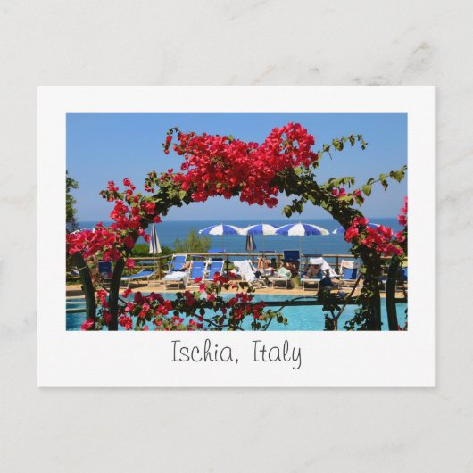 Ischia, Italien, Postkarte (Vorderseite)