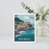 Ischia Italien Postkarte (Stehend Vorderseite)