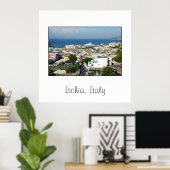 Ischia, Italien-Quadrat-Poster Poster (Heimbüro)