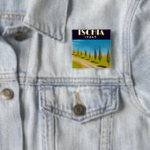 Ischia Italien Reiseplakat Button (Beispiel)