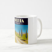 Ischia Italien Reiseplakat Kaffeetasse (VorderseiteRechts)