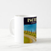 Ischia Italien Reiseplakat Kaffeetasse (Vorderseite Links)