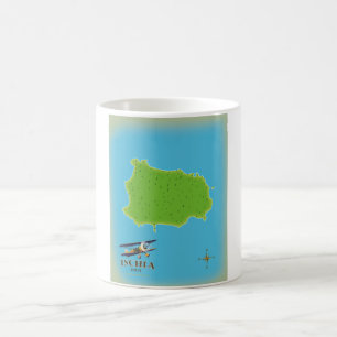 Ischia Italien Reiseplakat Kaffeetasse