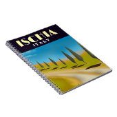 Ischia Italien Reiseplakat Notizblock (Rechte Seite)