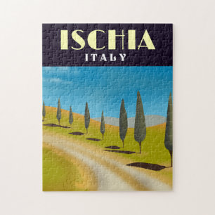 Ischia Italien Reiseplakat Puzzle