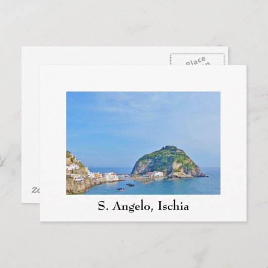 Ischia Italy Sant Angelo Postkarte (Vorne/Hinten)