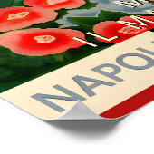 Ischia Italy Tyrrhenian Sea Naples Campania Travel Poster (Ecke)