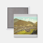 Ischl, allgemeine Ansicht, Oberösterreich, Österre Magnet (Vorderseite/Rückseite)