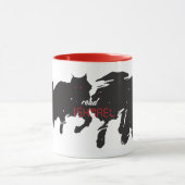 Ischmael-Wölfe lesen Tasse (Zentrum)