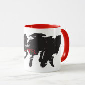 Ischmael-Wölfe lesen Tasse (VorderseiteRechts)