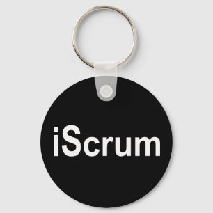 iScrum Rugby-Gedränge-T-Shirt Schlüsselanhänger