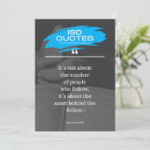 ISD-Aktie Einladung (Stehend Vorderseite)