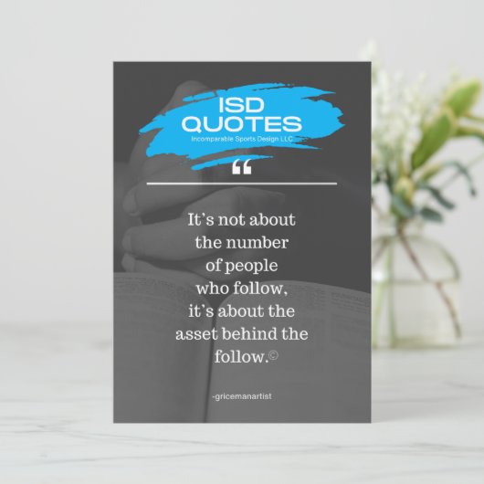 ISD-Aktie Einladung (Stehend Vorderseite)