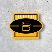 ISD Black & Gold Football T - Shirt