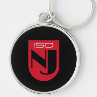 ISD Damen Türkis Logo-type Retro Schlüsselanhänger