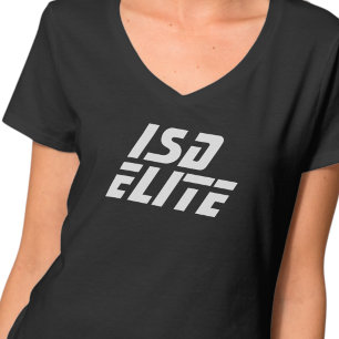ISD Elite Damen Basic V-Ausschnitt T-Shirt