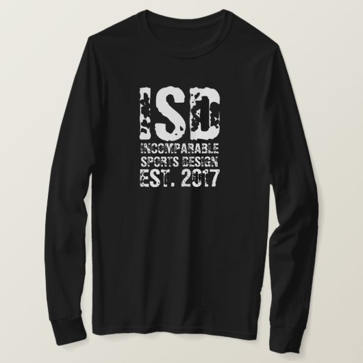 ISD Est 2017 Basic Long Sleeve T - Shirt (Design vorne)