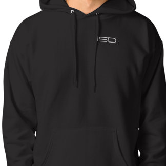 ISD Herren-Frontal-Tasche-Pullover-Sweatshirt Kapu Hoodie