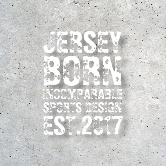 ISD Jersey Geboren Basic T - Shirt