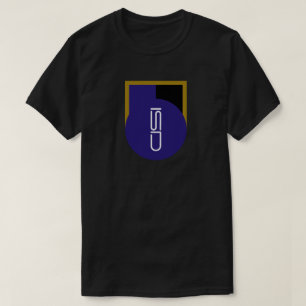 ISD Logotype Lila Schwarz Gold Streetwear T-Shirt