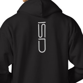 ISD Men's Logo-Typ Sweatshirt Hoodie