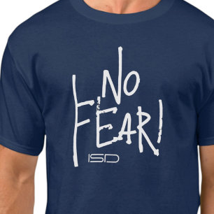 ISD No Fear Streetwear Mode Retro-Stil T-Shirt