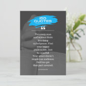 ISD-Quotes Einladung (Stehend Vorderseite)