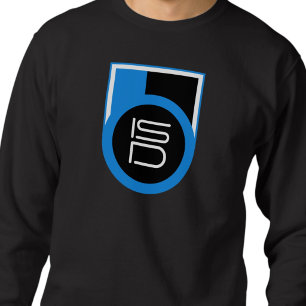 ISD Schwarz Blau Weiß Streetwear Urban Sweatshirt