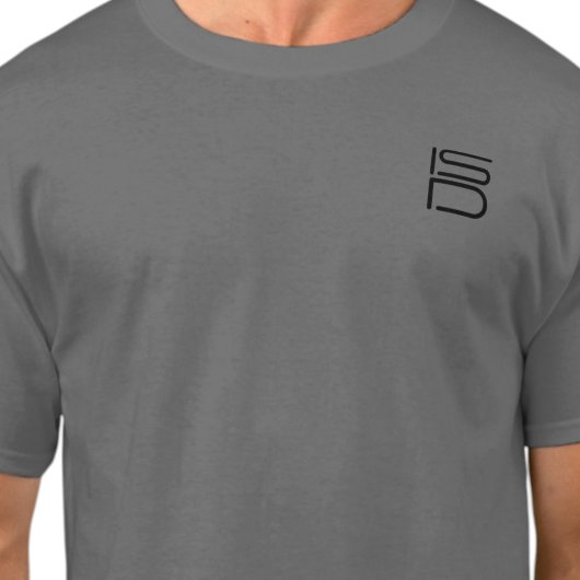 ISD Unisex Black Logo Basic-T - Shirt