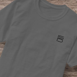 ISD Unisex Black Logo Basic-T - Shirt