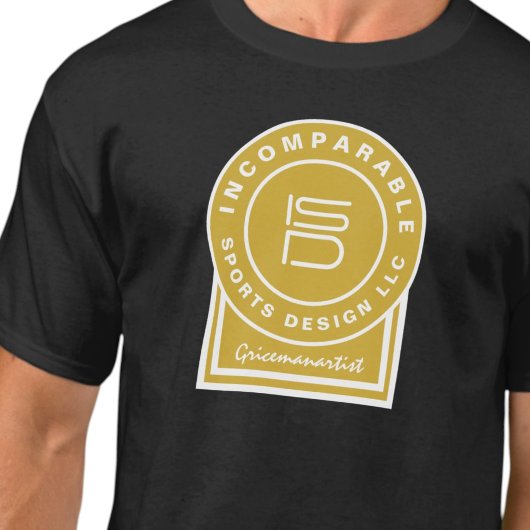 ISD Unisex Metalic Gold T-Shirt