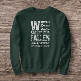 ISD We Salute Our Fallen Crewneck Sweatshirt