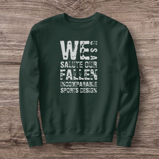 ISD We Salute Our Fallen Crewneck Sweatshirt