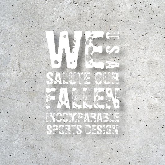 ISD We Salute unser gefallenes Basic Pullover Swea