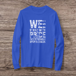 ISD Wir stehen mit Stolz auf den USA-Long Sleeve T T-Shirt