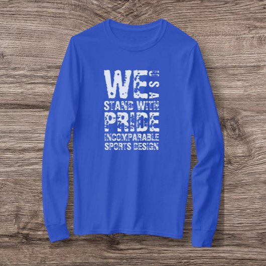 ISD Wir stehen mit Stolz auf den USA-Long Sleeve T T-Shirt