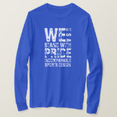 ISD Wir stehen mit Stolz auf den USA-Long Sleeve T T-Shirt (Design vorne)