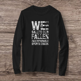 ISD Wir würdigen unseren gefallenen Langschläfer-T T-Shirt