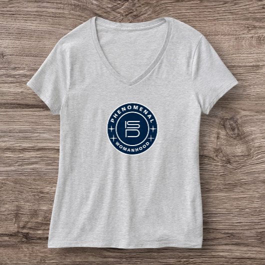 ISD Women's Phenomenal Womanhood V-Neck T-Shirt