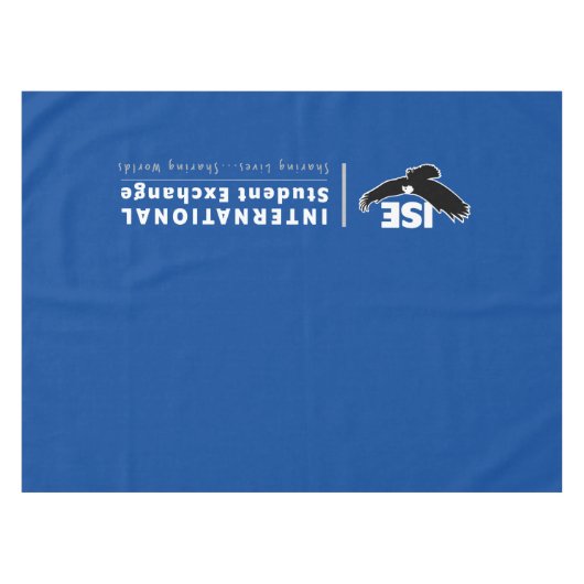 ISE Blue Tableclout, 1,5 m x 1,5 m Tischdecke (Vorderseite (Horizontal))