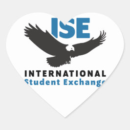 ISE Heart-Shaped Sticker